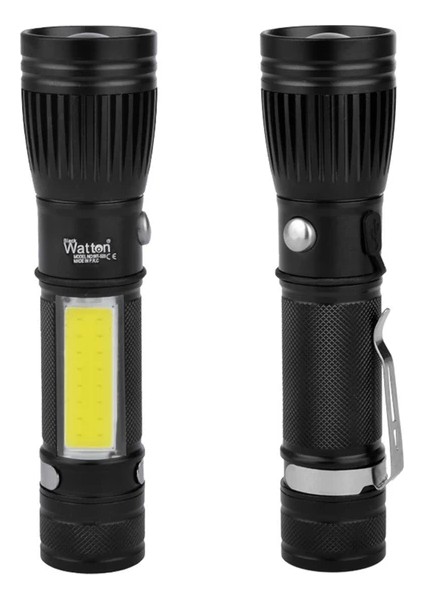 Uzun Menzilli El Feneri Mıknatıslı Watton WT-602