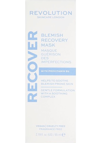 Skincare Blemish Yüz Maskesi Recovery 65 ml