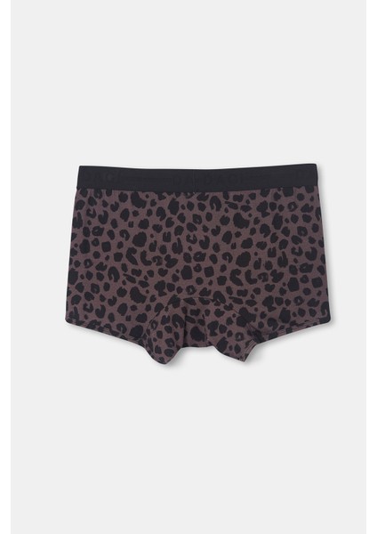 D-Men Micromodal Desenli Boxer