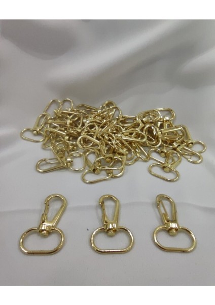 100 Lü Metal Makrome Anahtarlık Halkası