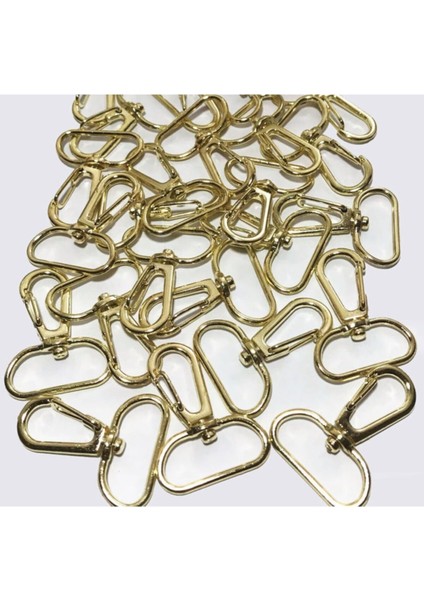 Gold Makrome Anahtarlık Aparatı 20 Adet