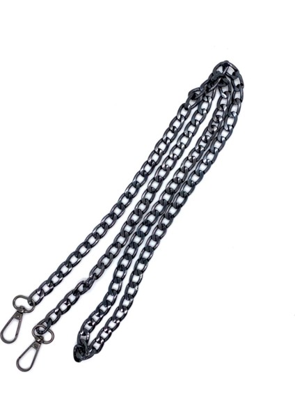Metal Zincir Çanta Sapı Antrasit 1.20 cm