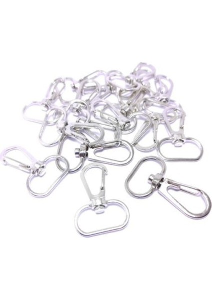 Gümüş Makrome Anahtarlık Aparatı 50 Adet