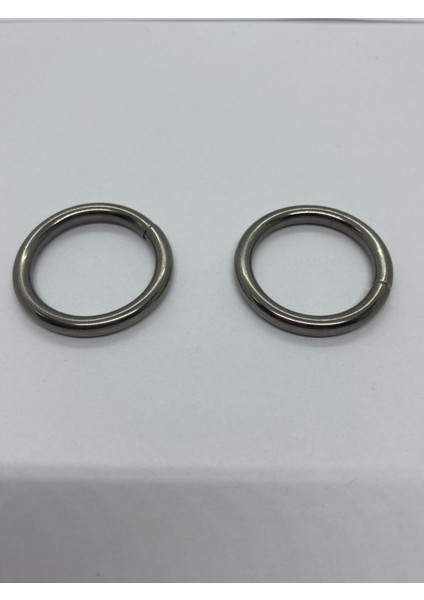 4 Adet Yuvarlak Halka Siyah (2,5CMX4MM)