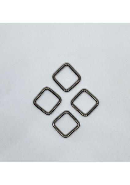 50 Adet Kare Halka Füme 2CMX3MM