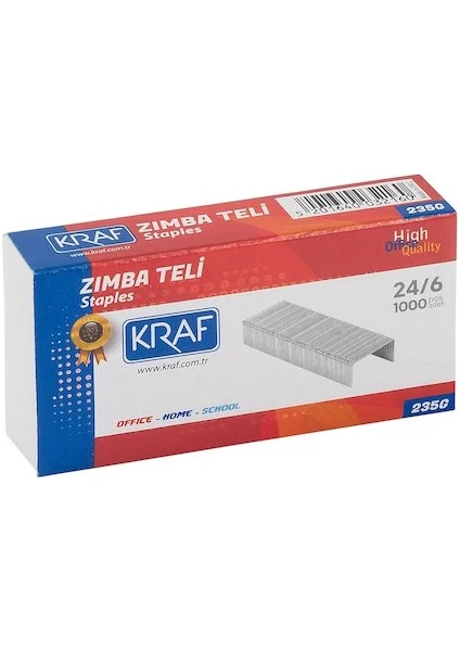 Zımba Teli 24/6 1000 Li 235G 10 Adet