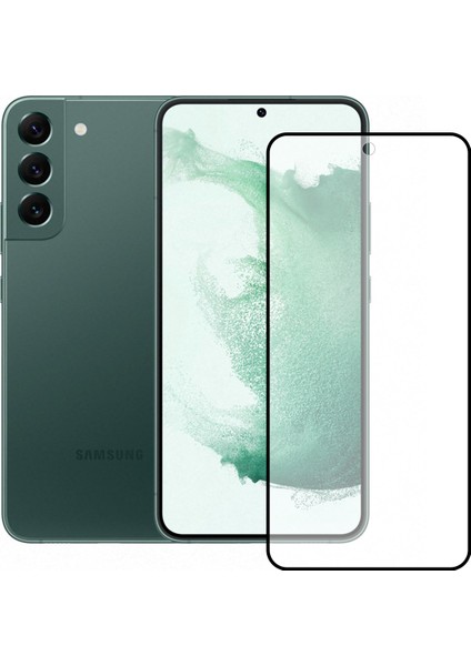 Samsung Galaxy S22 Plus Ekran Koruyucu Seramik Mat Nano 9d Tam Kaplama Siyah
