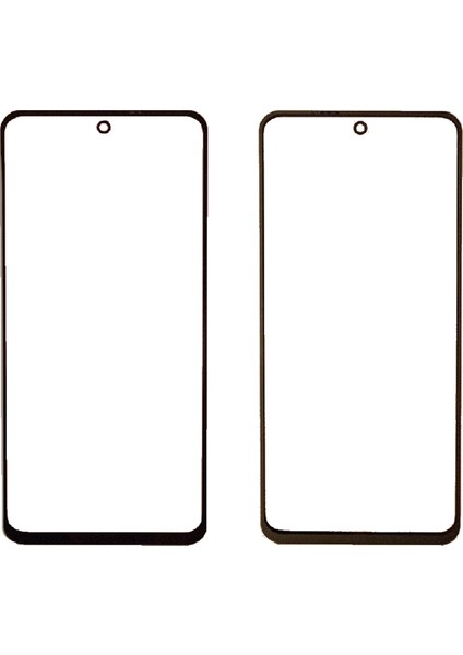 Samsung Galaxy A72 Uyumlu Dokunmatik Lens + Oca (Siyah) NT-95313