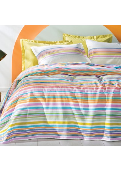 Bedding Evan Çift Kişilik Pike Takımı - Pembe