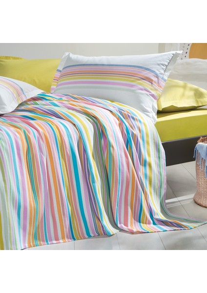 Bedding Evan Çift Kişilik Pike Takımı - Pembe