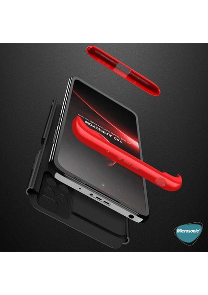 Xiaomi Redmi 10 Kılıf Double Dip 360 Protective Siyah