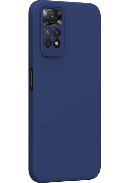 Matte Silicone Xiaomi Redmi Note 11S Kılıf Lacivert fiyatları