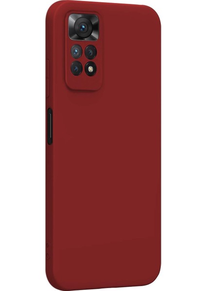 Matte Silicone Xiaomi Redmi Note 11S Kılıf Kırmızı fiyatları