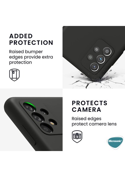 Matte Silicone Samsung Galaxy A13 4g Kılıf Siyah indirimleri