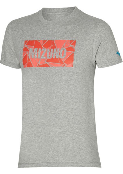 Athletic Mizuno Erkek Tişört Gri