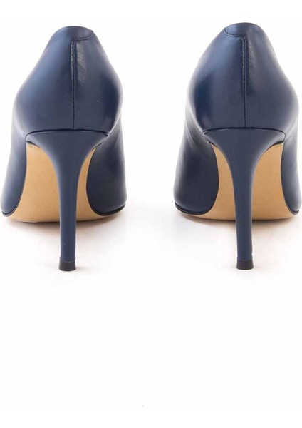 Deri Stiletto Kadın Topuklu Ayakkabı 4924-02V8