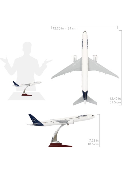 Lufthansa Boeing 777-300 1/200 Maket Uçak