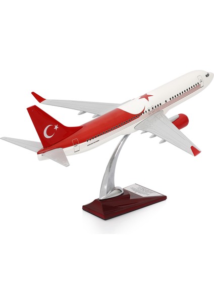 Boeing 737-800 Türkiye Özel Tasarımlı 1/100 Maket Uçak, Model G