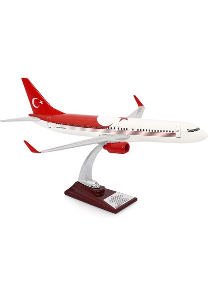 Boeing 737-800 Türkiye Özel Tasarımlı 1/100 Maket Uçak, Model G