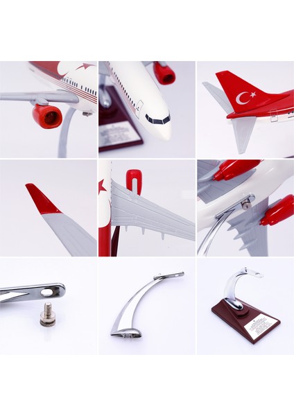 Boeing 737-800 Türkiye Özel Tasarımlı 1/100 Maket Uçak, Model G