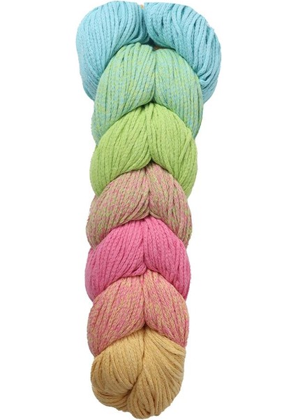 Spagettiyarn Makrome Ombre Pastel Renkler