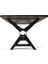 Doğal Ağaç Masif Kütük Masa 60CM x 120CM ( Metal Ayak ) 3