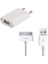Tiger iPhone Uyumlu 4/4s Araç Şarj Aleti + Kablo Set Çift USB Girişli 2.0A 1