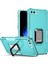 iPhone 8 Plus/7 Plus/6 Plus/6s Plus Için Metal Halka Tutucu Stand Çift Katmanlı Telefon Koruyucu Kılıf Nane Yeşili (Yurt Dışından) 1