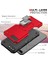 iPhone 8 Plus/7 Plus/6 Plus/6s Plus Için Metal Halka Tutucu Stand Çift Katmanlı Telefon Koruyucu Kılıf Siyah (Yurt Dışından) 3