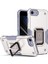 iPhone 6/6s/7/8/iphone Se 2020 Için Metal Halka Tutucu Stand Çift Katmanlı Telefon Koruyucu Kılıf Beyaz (Yurt Dışından) 1