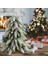 Nordic Stil Pe Noel Ağacı Masa Şömine Yemek Odası Parti Noel Ağaçları Kar Yeşil Ağaç (Yurt Dışından) 2