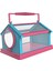 Katlanır Böcek Kelebek Habitat Kafesi Taşıma Kolu ile Tırtıllar Mavi Pembe (Yurt Dışından) 1
