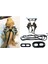 Gecko Amfibi Pet Hayvanlar Için Ayarlanabilir Kertenkele Leash 3 Boyutlu Çekiş Halatı (Yurt Dışından) 5