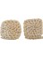 1 Çift Rattan Dokuma Charms Kolye Küpe Bulguları Kare 3cm (Yurt Dışından) 1