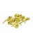 10 Adet Gül Çiçek Charms Kolye Çiçek Toplu Charms 36X15MM Altın (Yurt Dışından) 1