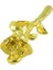 10 Adet Gül Çiçek Charms Kolye Çiçek Toplu Charms 36X15MM Altın (Yurt Dışından) 5
