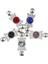 50 Adet Crytal Rhinestone Bağlayıcı Kuçuk Kolye Boncuklar Charm Bilezik Uyar (Yurt Dışından) 4