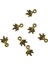 100X Pirinç Yaprak Kolye Charms Dıy Bilezik Zanaat Takı Yapımı Aksesuarları (Yurt Dışından) 4