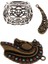 15X Eski Moda Takı Yapımı Aksesuarları Metal Charms Kolye Dıy Zanaat (Yurt Dışından) 3