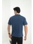 Baba Yakalı Cepli Düz Model Tek Renk Tişört T-Shirt 3