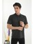 Baba Yakalı Cepli Desenli Model Klasik Kesim Tişört T-Shirt 4