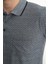 Baba Yakalı Cepli Desenli Model Klasik Kesim Tişört T-Shirt 2