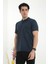 Baba Yakalı Cepli Nokta Desenli Model Klasik Kesim Tişört T-Shirt 1