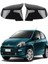 Fiat Punto 07-12 Araca Özel Batman Yarasa Ayna Kapağı Pianoblack 1