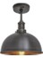 Retro Rustik Tavan Avize Rustik Avize Mat Siyah 30CM 1
