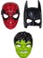 Hyd Spiderman Örümcek Adam Batman ve Hulk 3'lü Maske Set 1