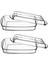 2 Li Dikdörtgen Kapaklı Borcam Tencere Seti 2 Boy 4 Prç. 2