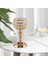 Modern Kristal Mumluk Sütun Şamdan Standı Düğün Süsler Golden L (Yurt Dışından) 4
