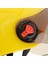 Yarım Açık Yüz Motosiklet Kask, Ayarlanabilir 56-62 cm Kafa Çevresi Yarış Kask Visor Bisiklet Sürme Başkanı Koruyucu - Sarı (Yurt Dışından) 4