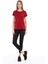 Kadın Pamuk T-Shirt Fumus Bordo 5